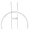 Cablu Baseus (P10365200211-01), Type-C to Type-C, 30W, 2m, Moon White