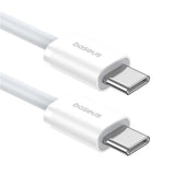 Cablu Baseus (P10365200211-01), Type-C to Type-C, 30W, 2m, Moon White