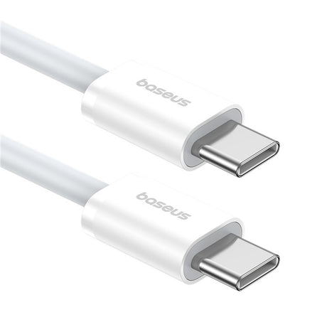 Cablu Baseus (P10365200211-01), Type-C to Type-C, 30W, 2m, Moon White