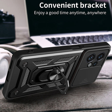 Husa de protectie Techsuit CamShield Series compatibil cu Motorola Moto G34 / Moto G45, Negru