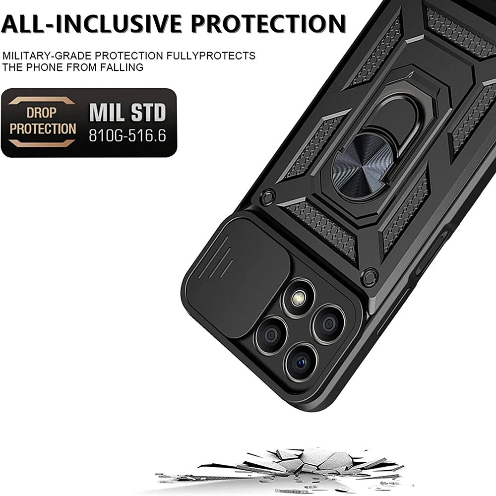 Husa de protectie Techsuit CamShield Series compatibil cu Honor X8b, Negru