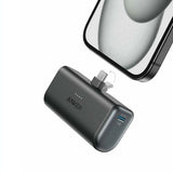 Baterie externa Anker Nano (A1653H11), USB-C Connector, 5000mAh, 22.5W, Negru