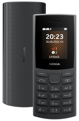 Telefon mobil Nokia 106 4G (2023), Dual SIM, Negru