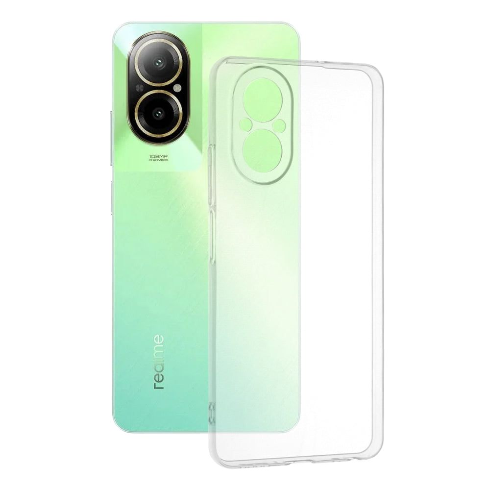 Husa de protectie Techsuit Clear Silicone compatibil cu Realme C67 4G, Transparent