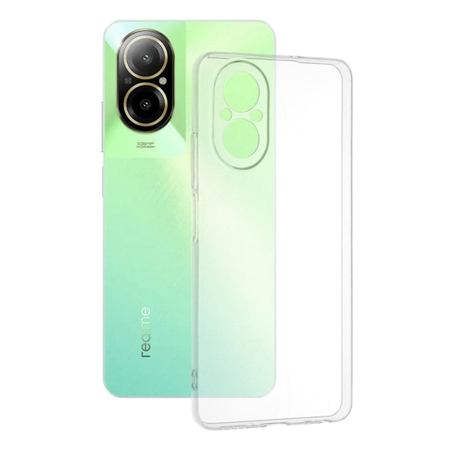 Husa de protectie Techsuit Clear Silicone compatibil cu Realme C67 4G, Transparent