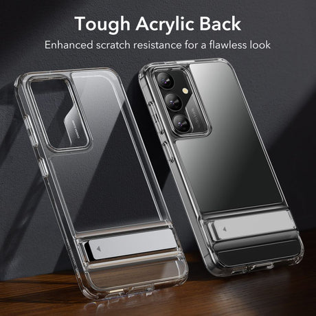 Husa de protectie ESR Air Shield Boost Kickstand compatibil cu Samsung Galaxy S24 Plus, Transparent