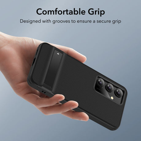 Husa de protectie ESR Air Shield Boost Kickstand compatibil cu Samsung Galaxy S24 Plus, Negru
