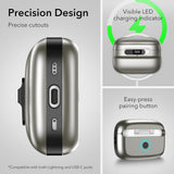 Casti ESR Pulse Magnetic HaloLock, Apple AirPods Pro 1 / 2, Titanium
