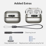 Casti ESR Pulse Magnetic HaloLock, Apple AirPods Pro 1 / 2, Titanium