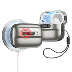 Casti ESR Pulse Magnetic HaloLock, Apple AirPods Pro 1 / 2, Titanium