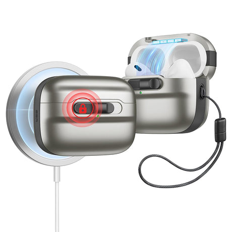Casti ESR Pulse Magnetic HaloLock, Apple AirPods Pro 1 / 2, Titanium