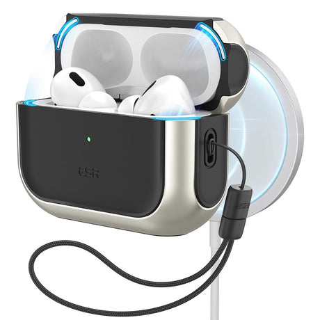 Casti ESR Orbit Hybrid HaloLock, Apple AirPods Pro 1 / 2, Titanium