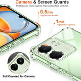 Husa de protectie Techsuit Shockproof Clear Silicone compatibil cu Xiaomi Redmi 13C 4G / Poco C65, Transparent