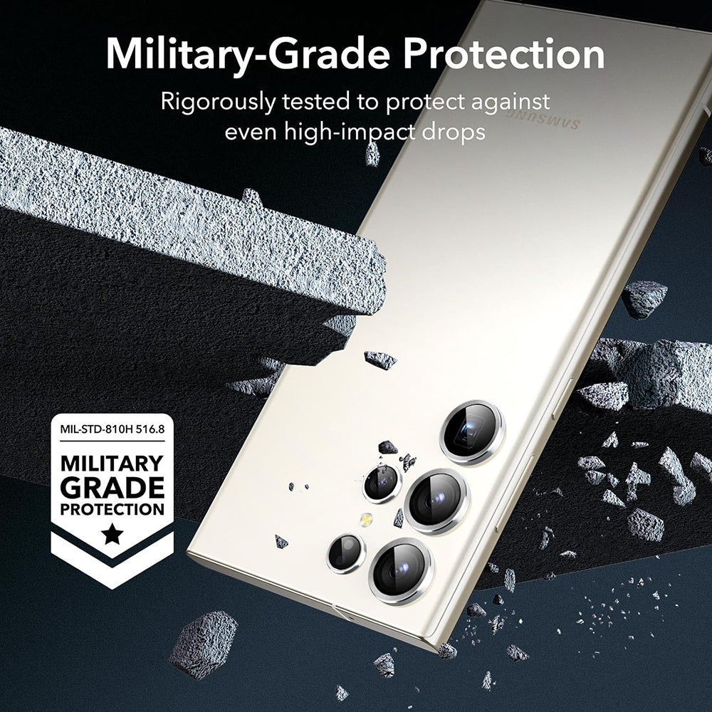 Folie de protectie ESR compatibil cu Samsung Galaxy S24 Ultra, Argintiu
