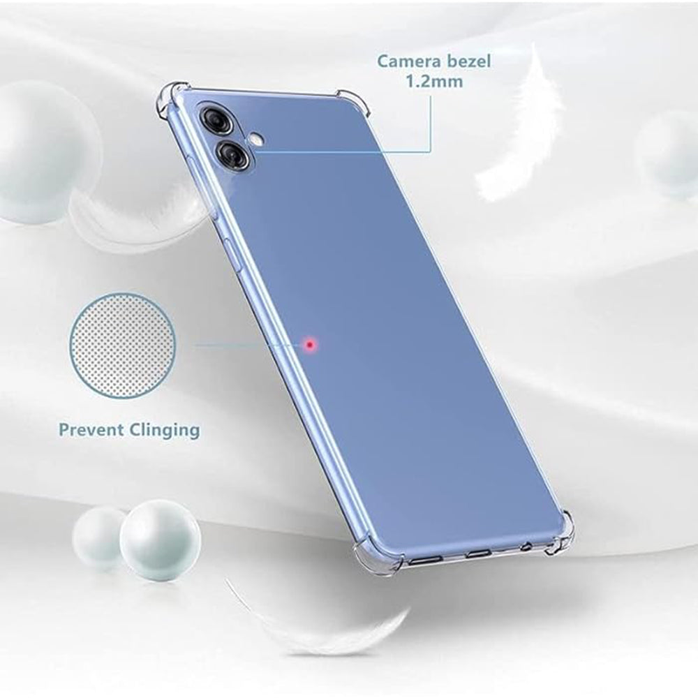 Husa de protectie Techsuit Shockproof Clear Silicone compatibil cu Samsung Galaxy A05, Transparent