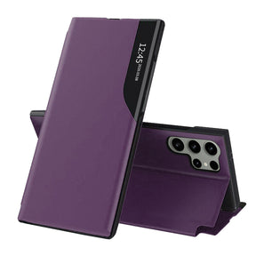 Husa de protectie Techsuit eFold Series compatibil cu Samsung Galaxy S24 Ultra, Mov
