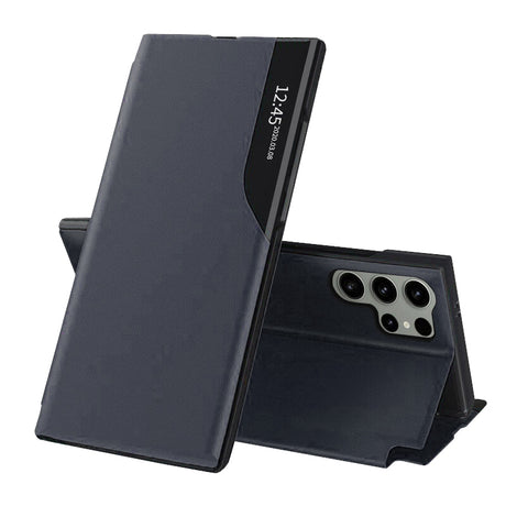 Husa de protectie Techsuit eFold Series compatibil cu Samsung Galaxy S24 Ultra, Albastru Inchis
