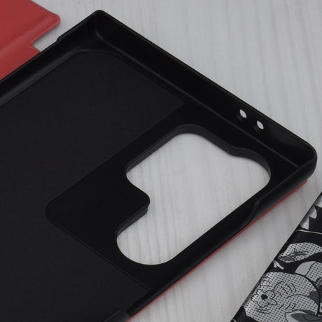 Husa de protectie Techsuit eFold Series compatibil cu Samsung Galaxy S24 Ultra, Rosu
