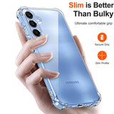 Husa de protectie Techsuit Shockproof Clear Silicone compatibil cu Samsung Galaxy A25 5G, Transparent