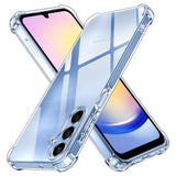 Husa de protectie Techsuit Shockproof Clear Silicone compatibil cu Samsung Galaxy A25 5G, Transparent