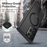 ESR Husa de protectie ESR Boost Flickstand HaloLock compatibil cu Samsung Galaxy S24 Ultra, Negru Mat – imagine 5