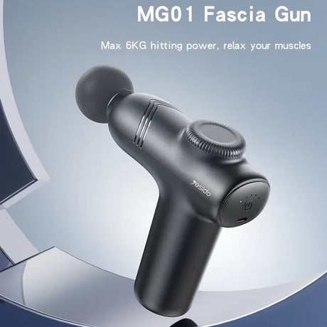 Yesido Massage Gun (MG01), Low Noise, Type-C, Negru