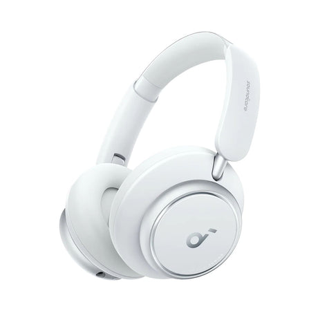 Casti Anker Wireless Space Q45 (A3040G21), Bluetooth 5.3, Noise Cancelling, USB-C, Alb