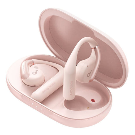Casti Anker SoundCore AeroFit (A3872G51), for Sport, Bluetooth, Waterproof, Roz