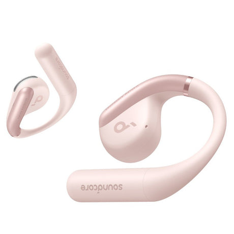 Casti Anker SoundCore AeroFit (A3872G51), for Sport, Bluetooth, Waterproof, Roz