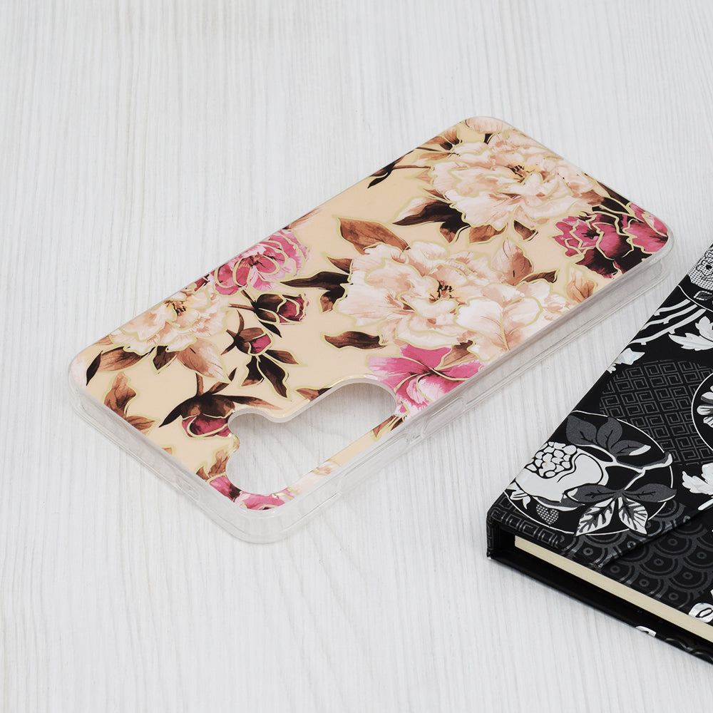 Husa de protectie Techsuit Marble Series compatibil cu Samsung Galaxy S24 Plus, Mary Berry Nude