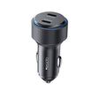 Incarcator Yesido Car (Y48), 2x Type-C, Fast Charging, 60W, Negru