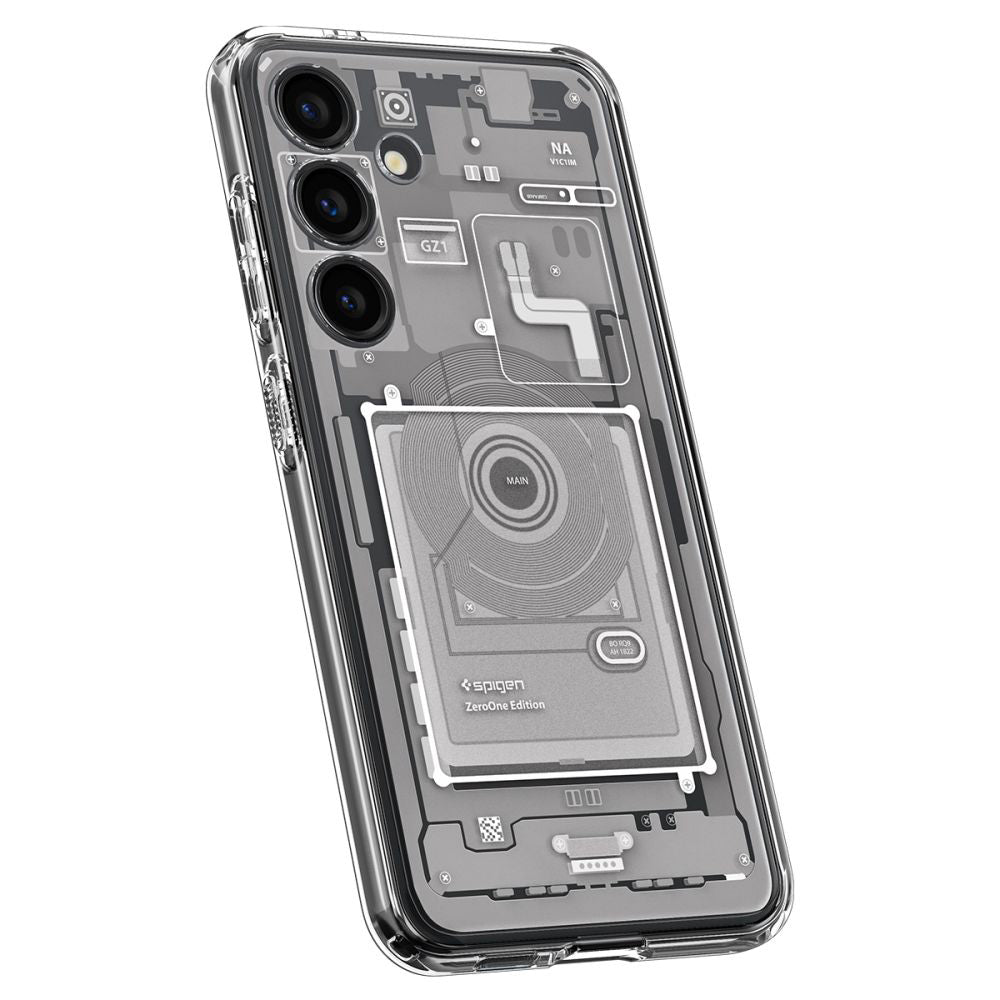 Husa de protectie Spigen Ultra Hybrid Zero One (ACS07351) compatibil cu Samsung Galaxy S24, Alb
