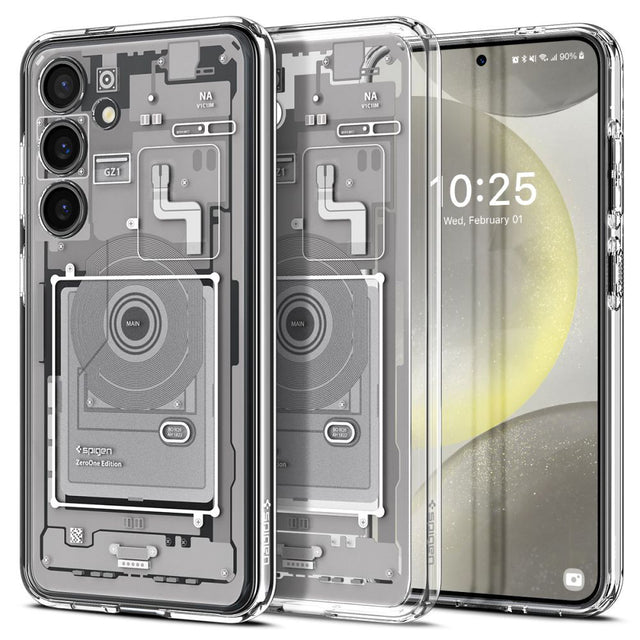 Husa de protectie Spigen Ultra Hybrid Zero One (ACS07351) compatibil cu Samsung Galaxy S24, Alb