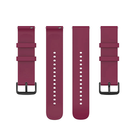 Curea smartwatch Techsuit Watchband 22mm (W001) compatibil cu Samsung Galaxy Watch (46mm)/Watch 3/Gear S3, Huawei Watch GT/GT 2/GT 3 (46mm), Rosu Inchis
