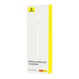 Stylus Baseus Stylus Pen Smooth Writing Series (P80015804213-00), Active, Wireless and Cabled Charging, for iPad, Alb