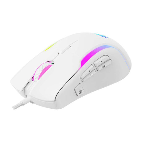 Tastatura/Mouse Havit Gaming Mouse (MS1033), RGB Lights, 800-8000DPI, 9 Buttons, Alb