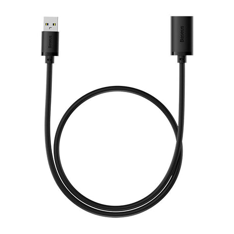 Adaptor Baseus Extension Cable AirJoy Series (B00631103111-01), USB Male to Female USB 3.0, 0.5m, Negru