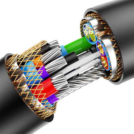 Adaptor Baseus Extension Cable AirJoy Series (B00631103111-01), USB Male to Female USB 3.0, 0.5m, Negru