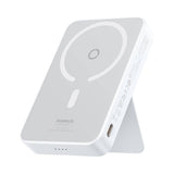 Baterie externa Baseus MagPro Magnetic PPCXZ05 (P10064101223-00), USB-C, 5000mAh, 20W, MagSafe, Cable Type-C, 3A, 30cm, Alb
