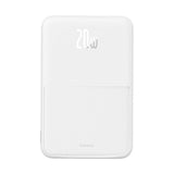 Baterie externa Baseus MagPro Magnetic PPCXZ05 (P10064101223-00), USB-C, 5000mAh, 20W, MagSafe, Cable Type-C, 3A, 30cm, Alb