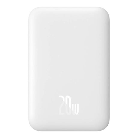Baterie externa Baseus Magnetic Mini Air (P10059002223-00), USB-C, MagSafe, 6000mAh, 20W, Alb