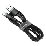 Cablu Baseus Cafule (CALKLF-AG1), USB-Lightning, 2.4A, 50cm, Gri