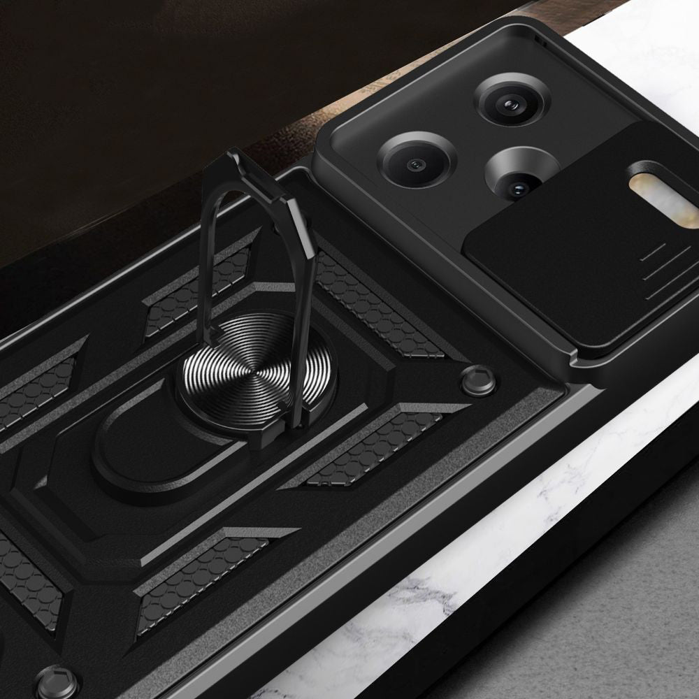 Husa de protectie Techsuit CamShield Series compatibil cu Xiaomi Redmi Note 13 Pro+ 5G, Negru