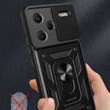 Husa de protectie Techsuit CamShield Series compatibil cu Xiaomi Redmi Note 13 Pro+ 5G, Negru