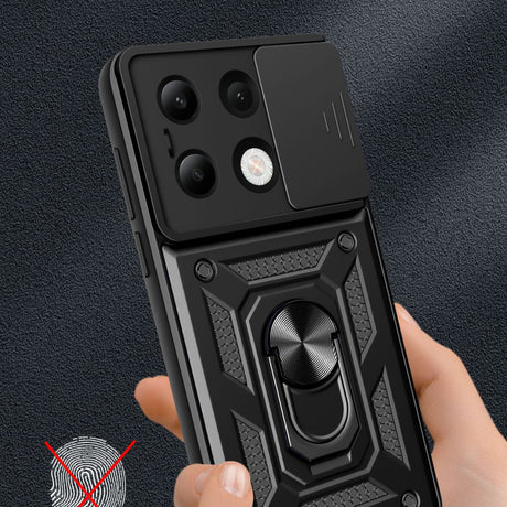 Husa de protectie Techsuit CamShield Series compatibil cu Xiaomi Redmi Note 13 4G, Negru