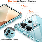 Husa de protectie Techsuit Shockproof Clear Silicone compatibil cu Xiaomi Redmi Note 13 5G, Transparent