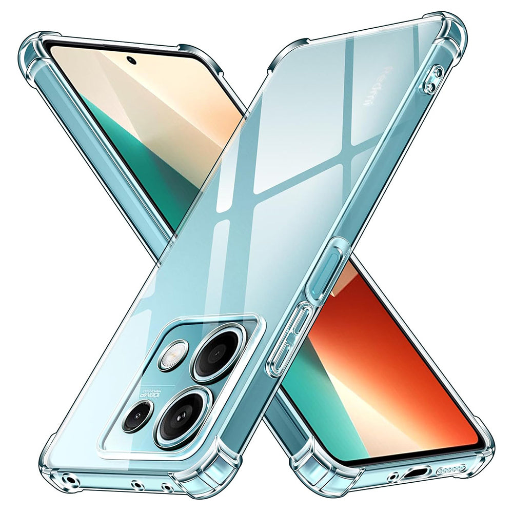 Husa de protectie Techsuit Shockproof Clear Silicone compatibil cu Xiaomi Redmi Note 13 5G, Transparent