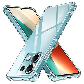 Husa de protectie Techsuit Shockproof Clear Silicone compatibil cu Xiaomi Redmi Note 13 5G, Transparent