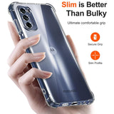 Husa de protectie Techsuit Shockproof Clear Silicone compatibil cu Motorola Moto G31 / Moto G41, Transparent