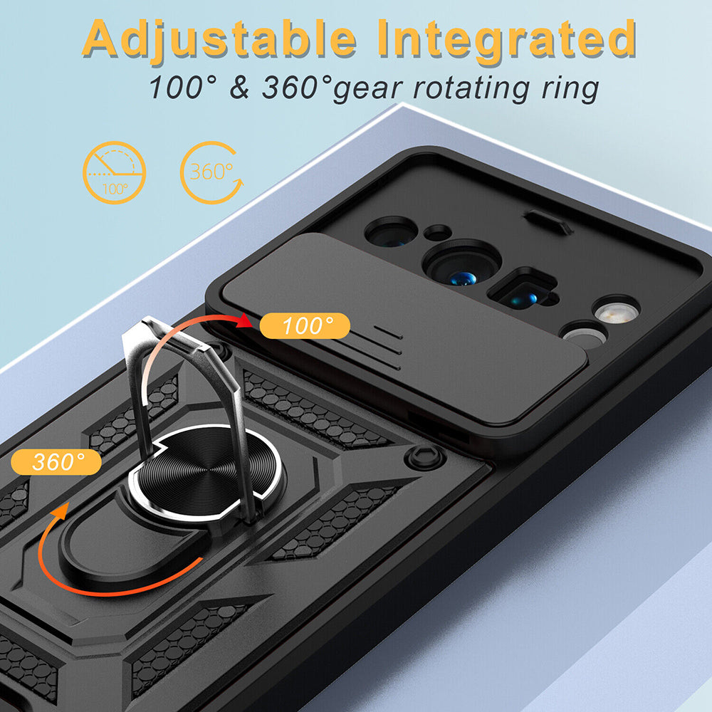Husa de protectie Techsuit CamShield Series compatibil cu Google Pixel 8 Pro, Negru